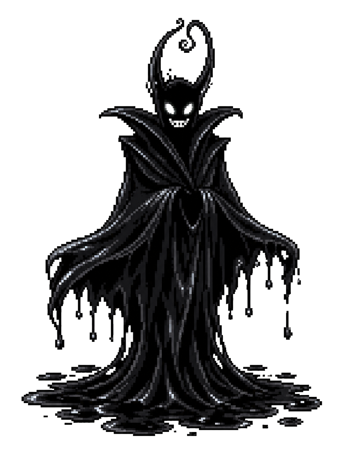 Ink-Blight in retro pixel-art style
